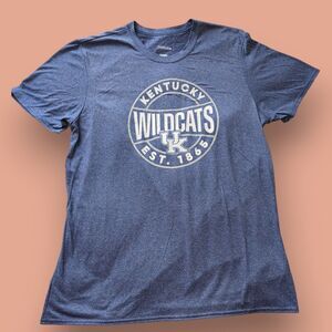 Captivating University Of Kentucky Wildcats UK Blue T Shirt L/XL Basketball